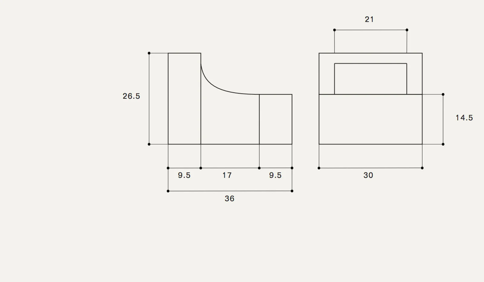 Estudio Persona Block Chair - Image 7