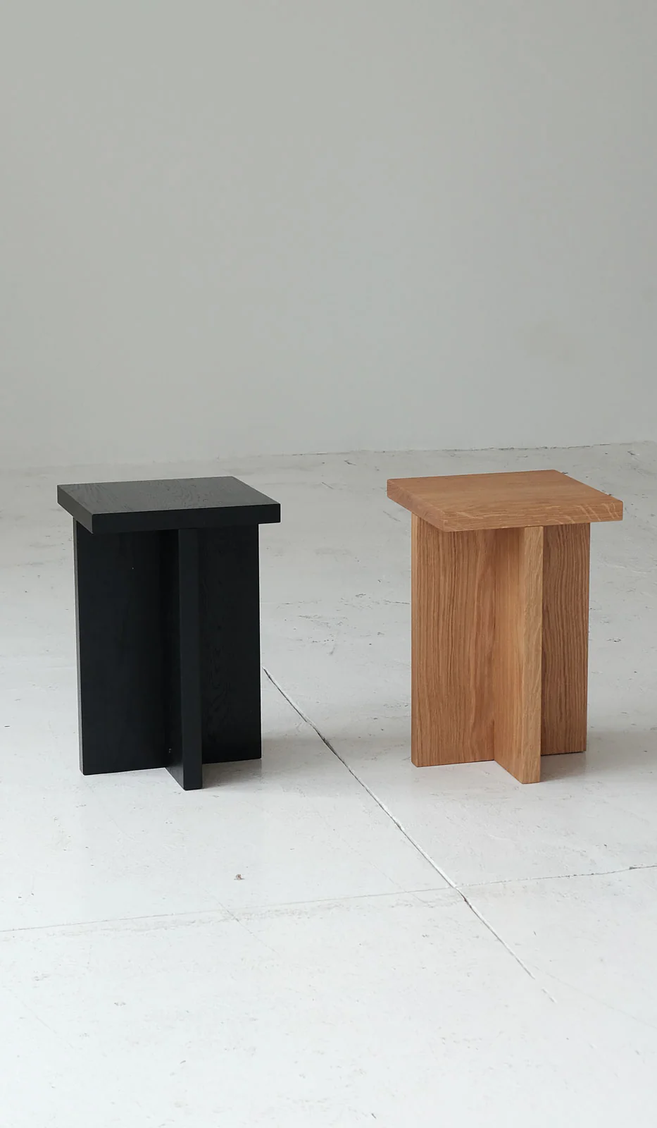 Material Square Foundation Stool / Side Table - Image 10