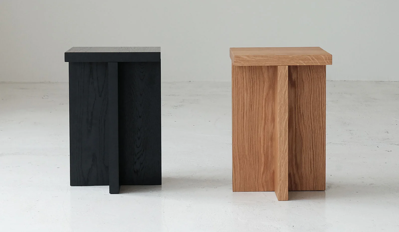 Material Square Foundation Stool / Side Table - Image 12