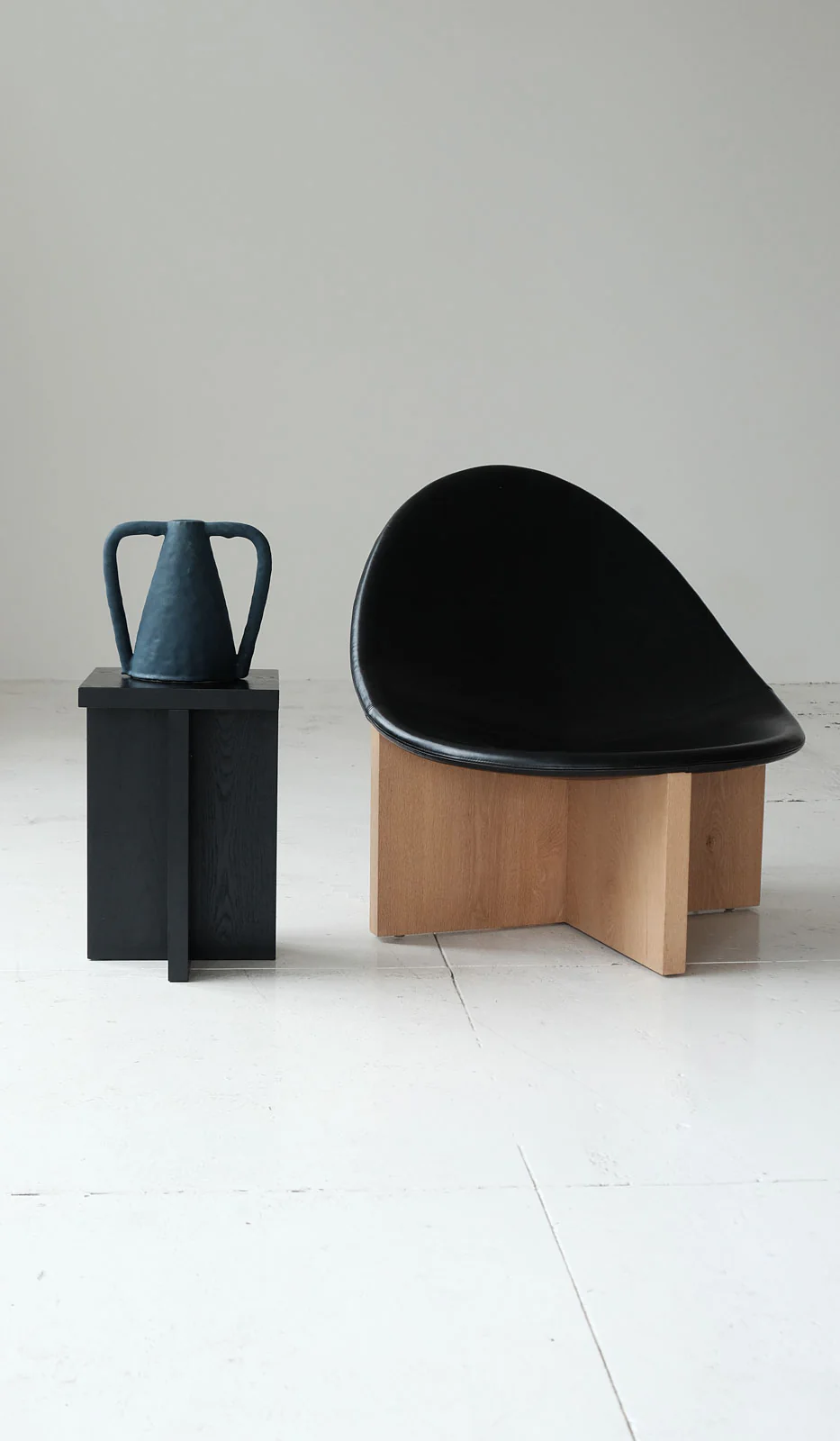 Material Square Foundation Stool / Side Table - Image 3