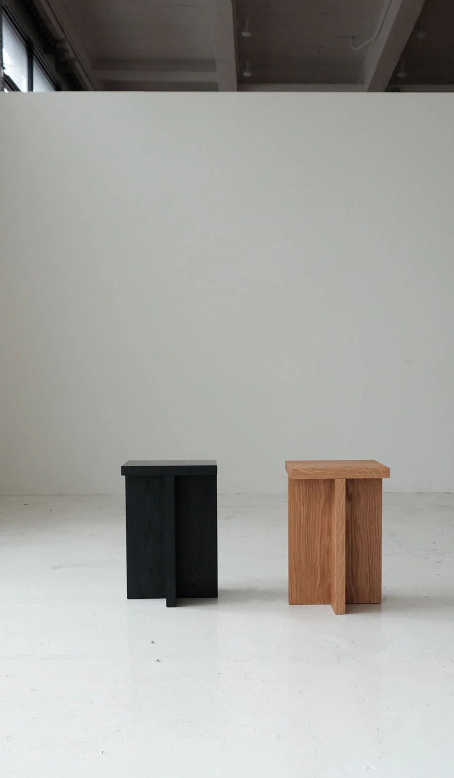 Material Square Foundation Stool / Side Table - Image 6