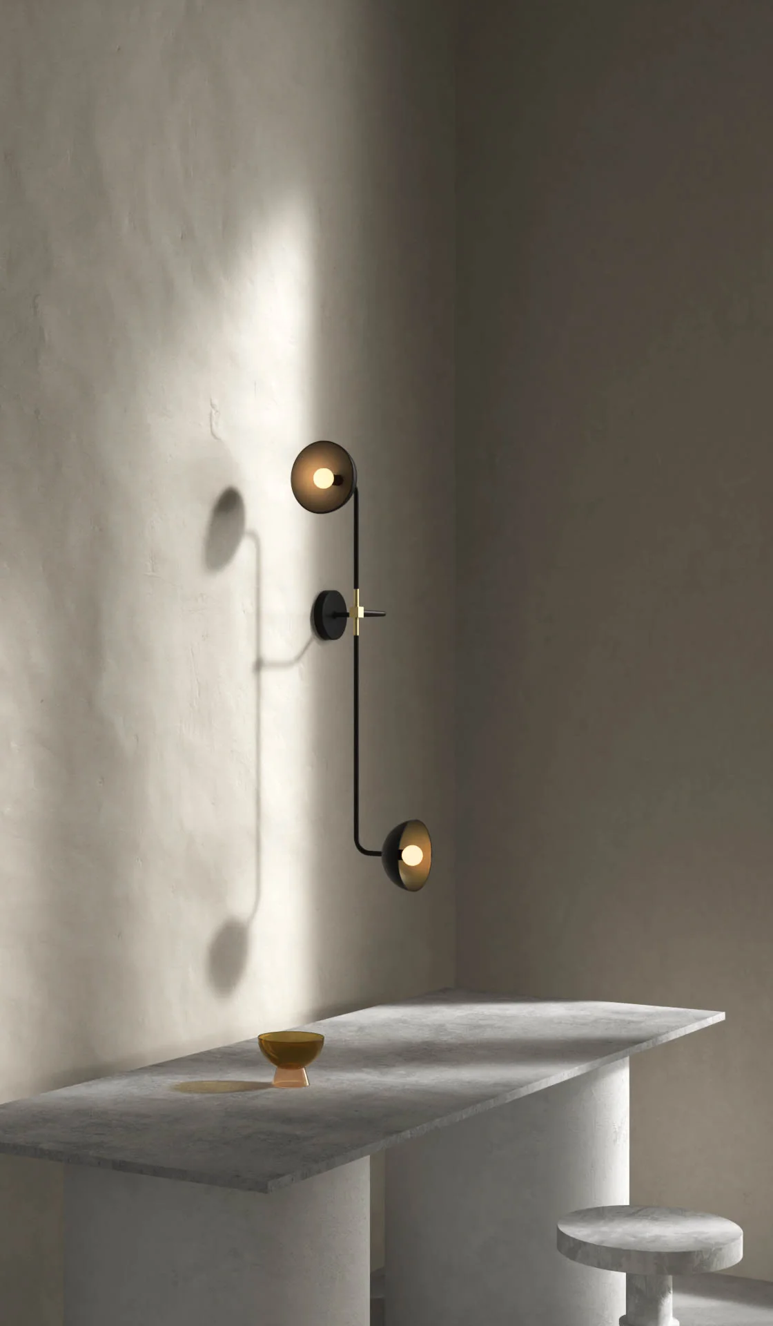 Lambert & Fils Beaubien 04 Wall Double Shade Sconce - Image 6