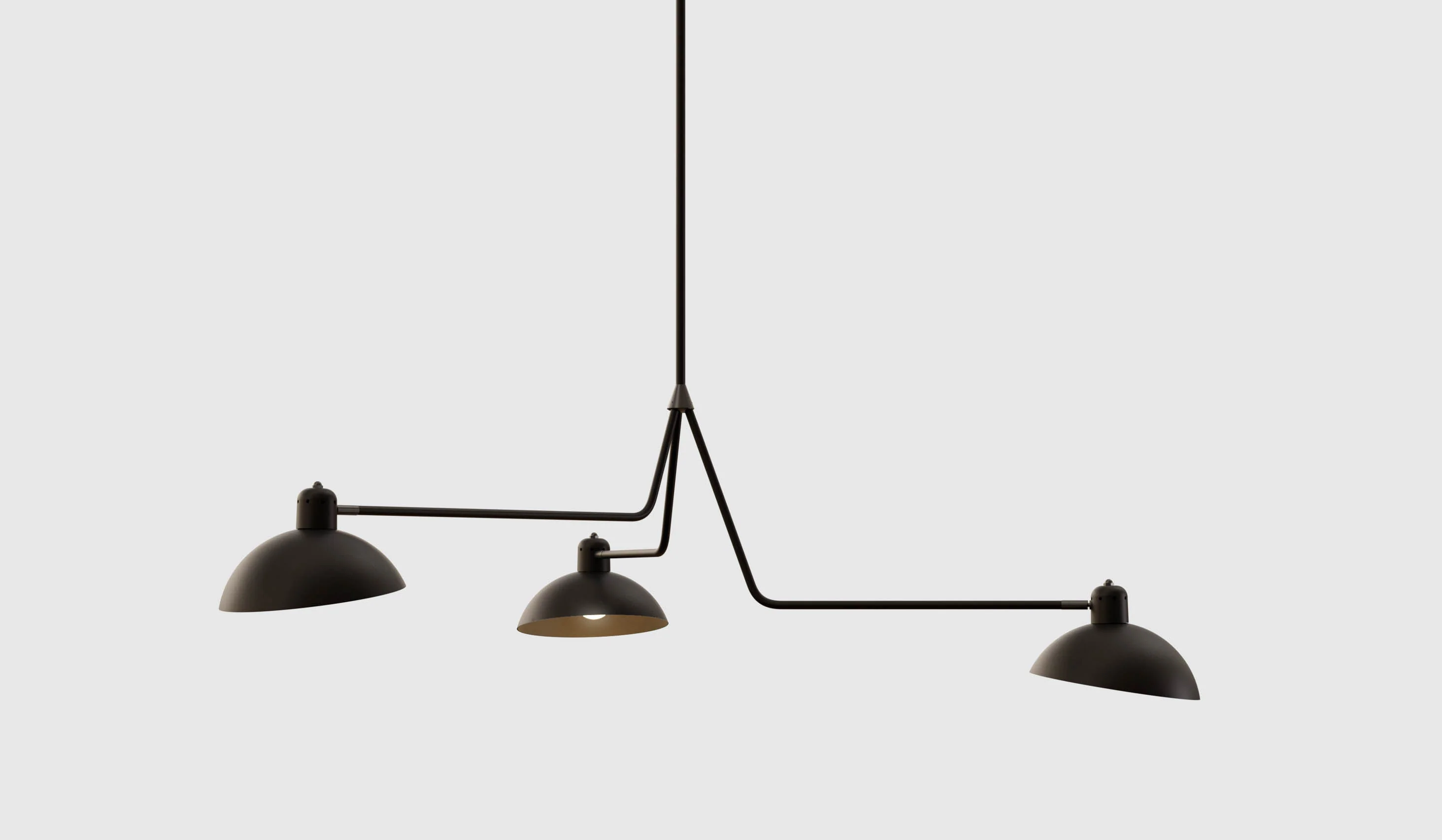 Lambert & Fils Waldorf 07 Suspension Triple Chandelier - Image 11